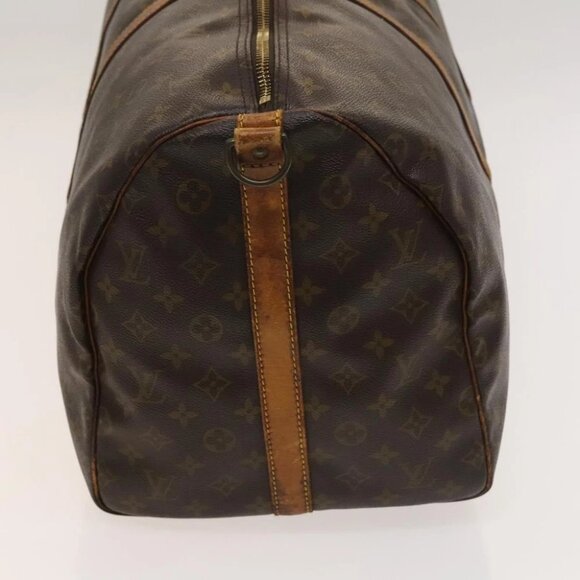 LOUIS VUITTON Monogram Keepall Bandouliere 55 Boston Bag - Picture 4 of 16